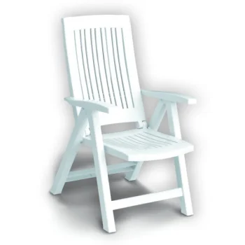 Baštenska stolica Lucrezia podesiva - bela Baštenska stolica Lucrezia podesiva - bela